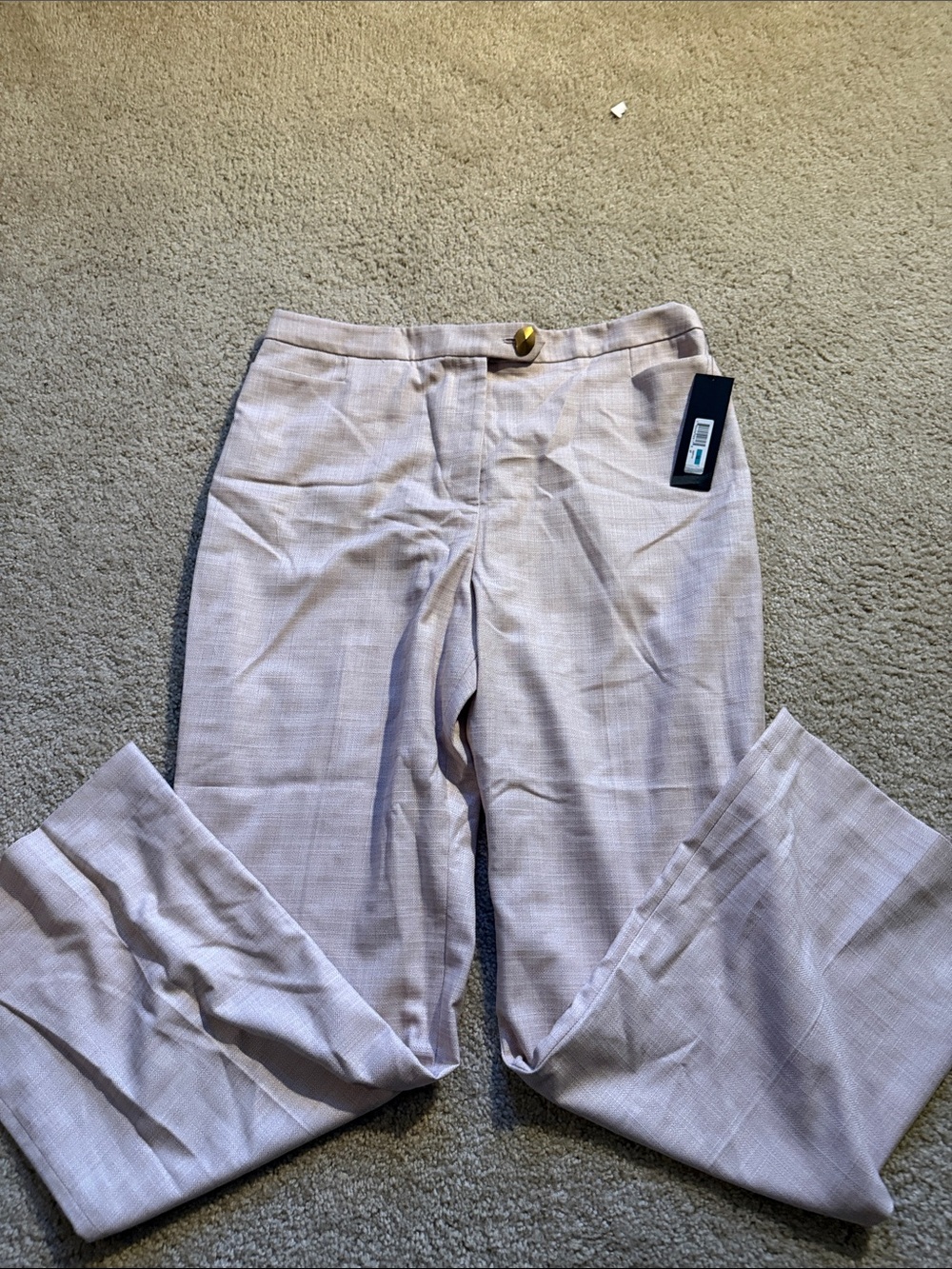 NWT Donna Karan Wide Leg Pants Pink Wisteria  Size 16